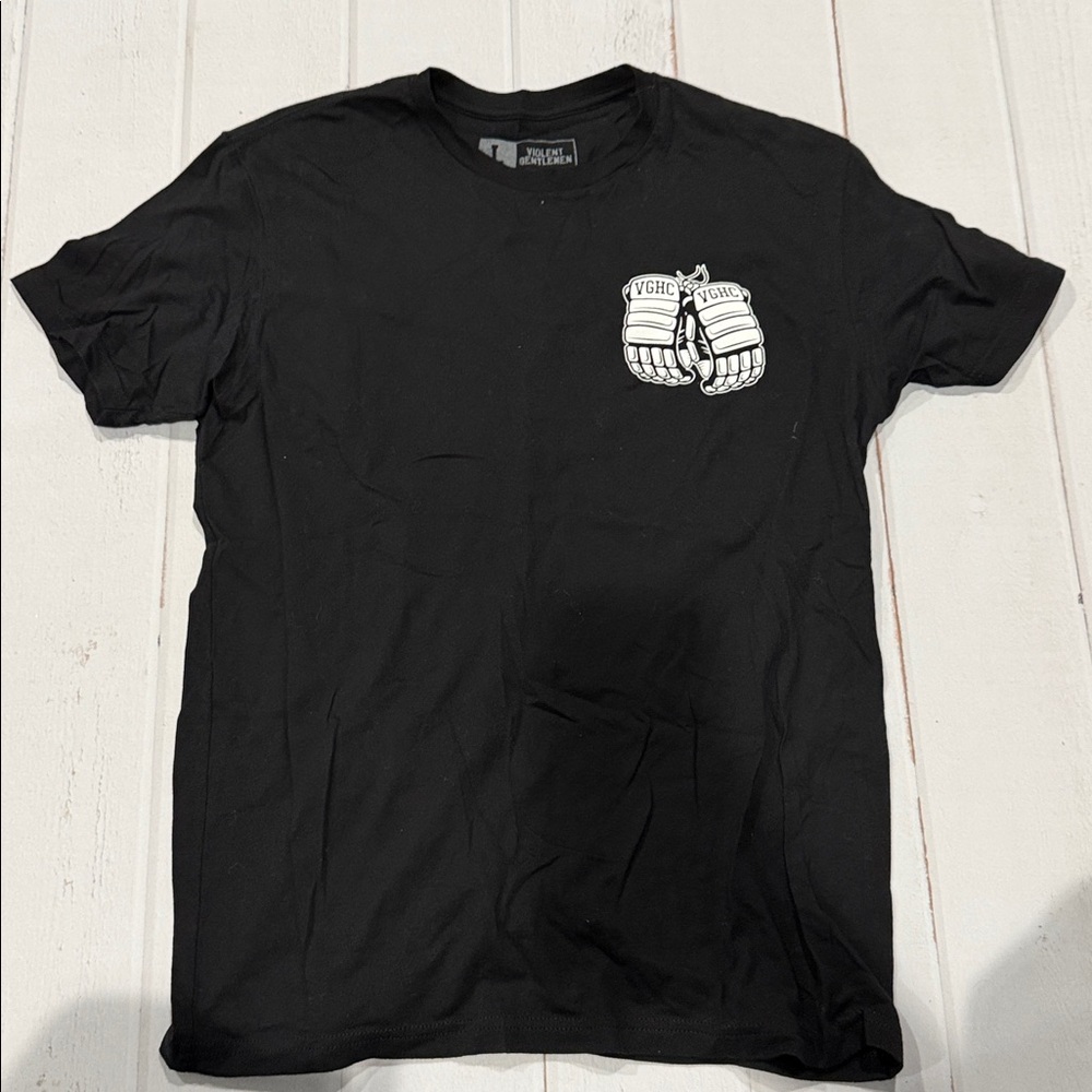 Violent Gentelman Hockey Black T-Shirt with Logo